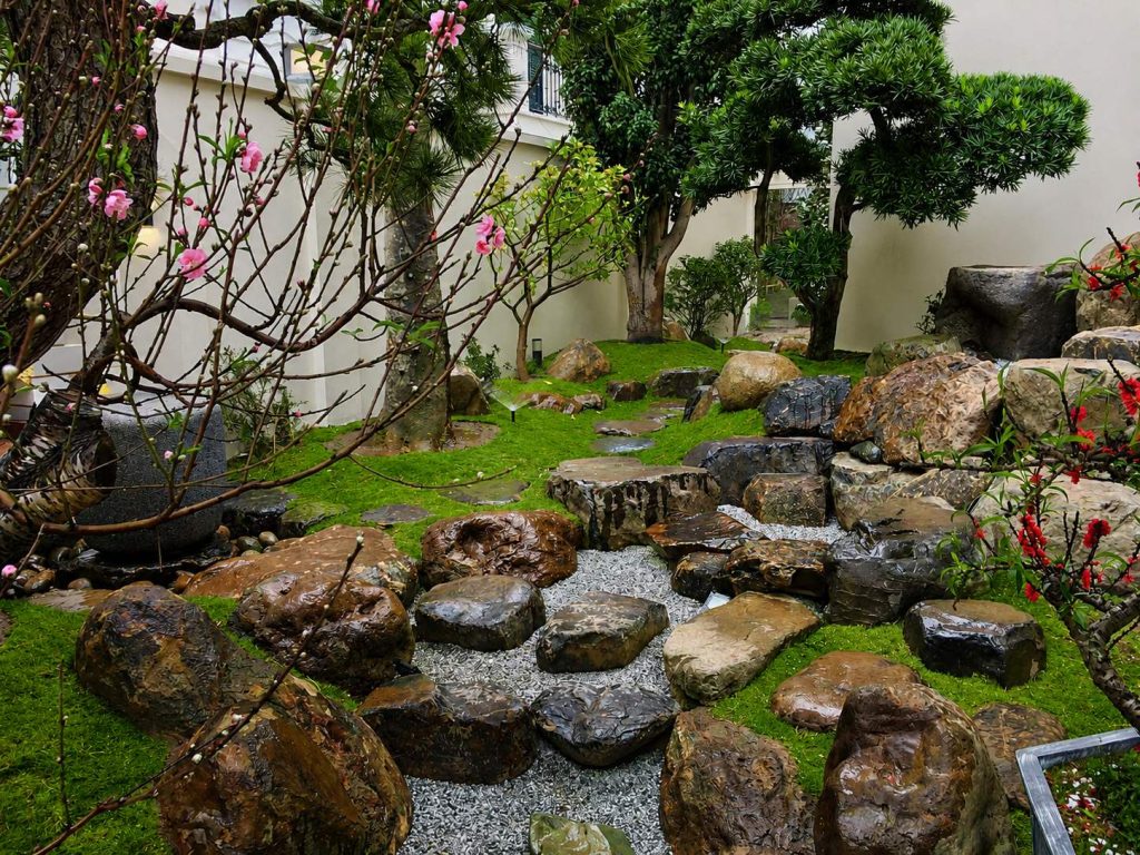 Japanese Garden at the Private Villa of the Chairman of Sun Group