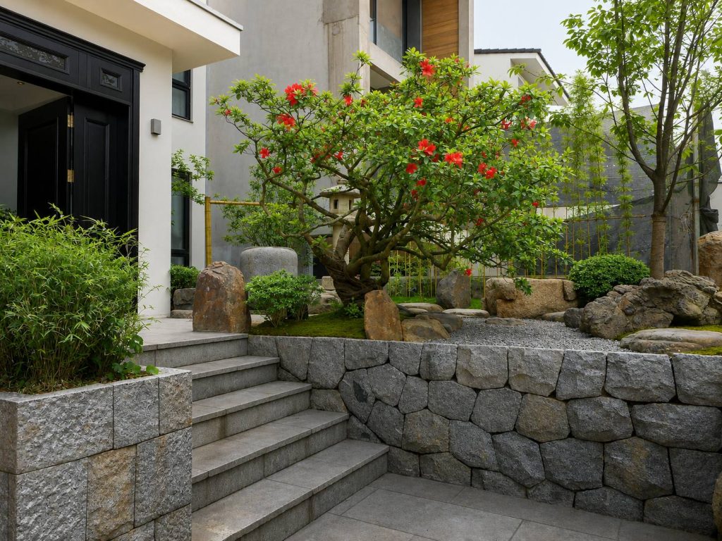 Japanese Garden at Ms. Dung’s Residence, Ciputra, Hanoi